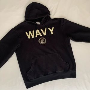 Black “Wavy” Crooks & Castles Hoodie Sweatshirt